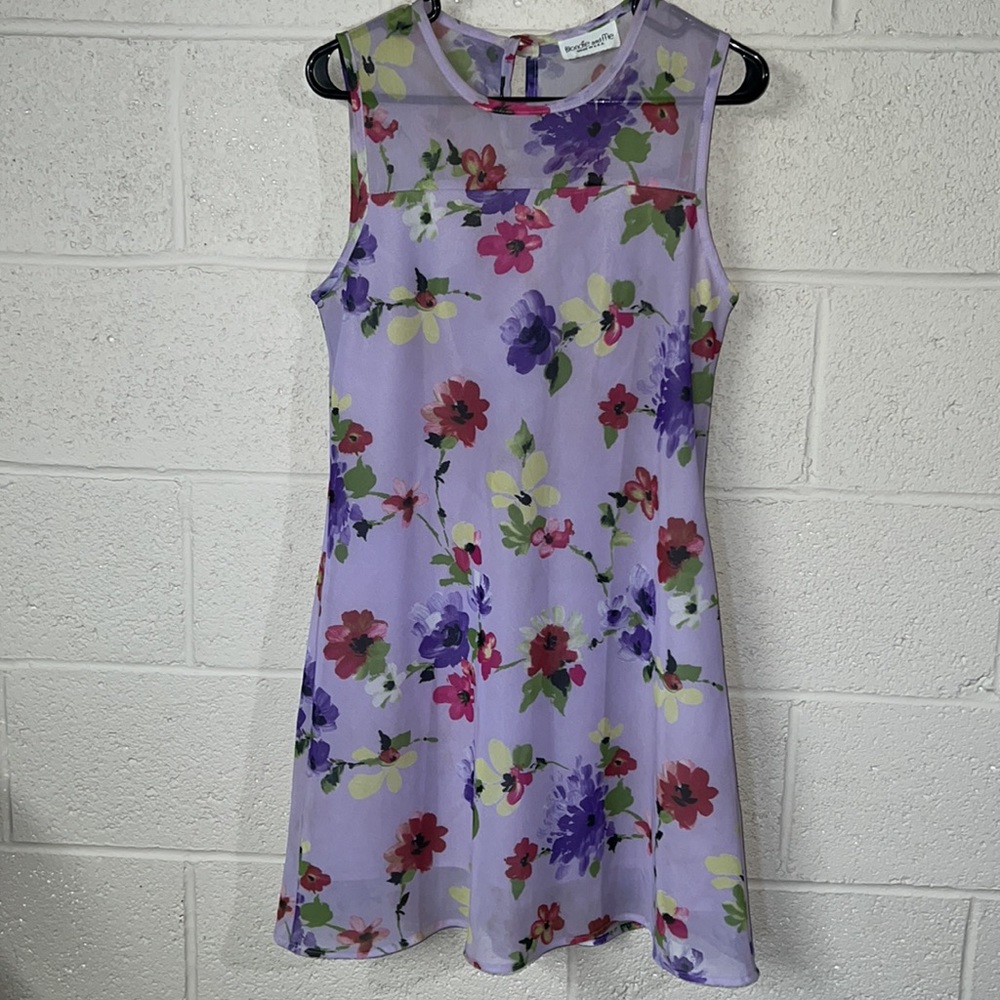 Purple Flowered Dress from Blondie and Me - Size L